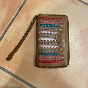 Fossil wristlet wallet